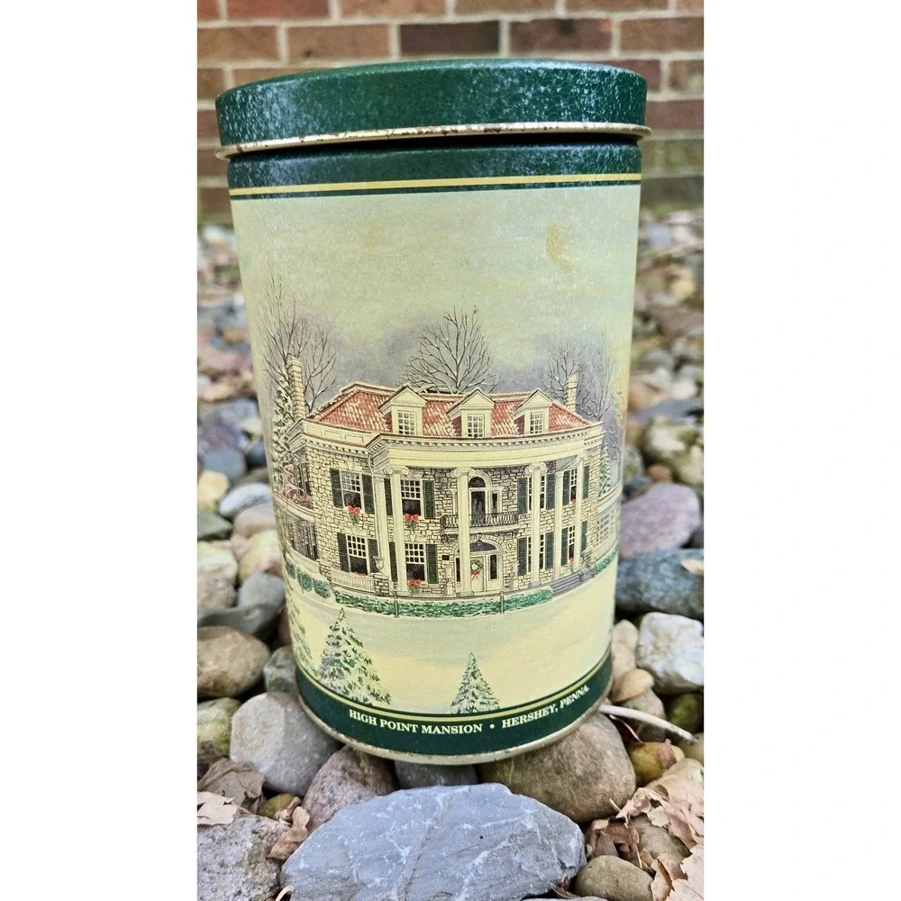 VTG Reeses Peanut Butter Cups High Point Mansion Hershey Pennsylvania 1994 Tin
